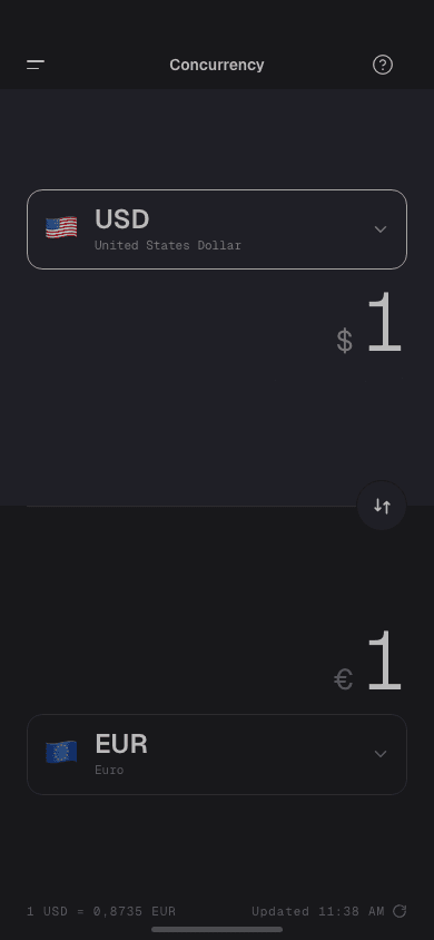 Concurrency app screenshot